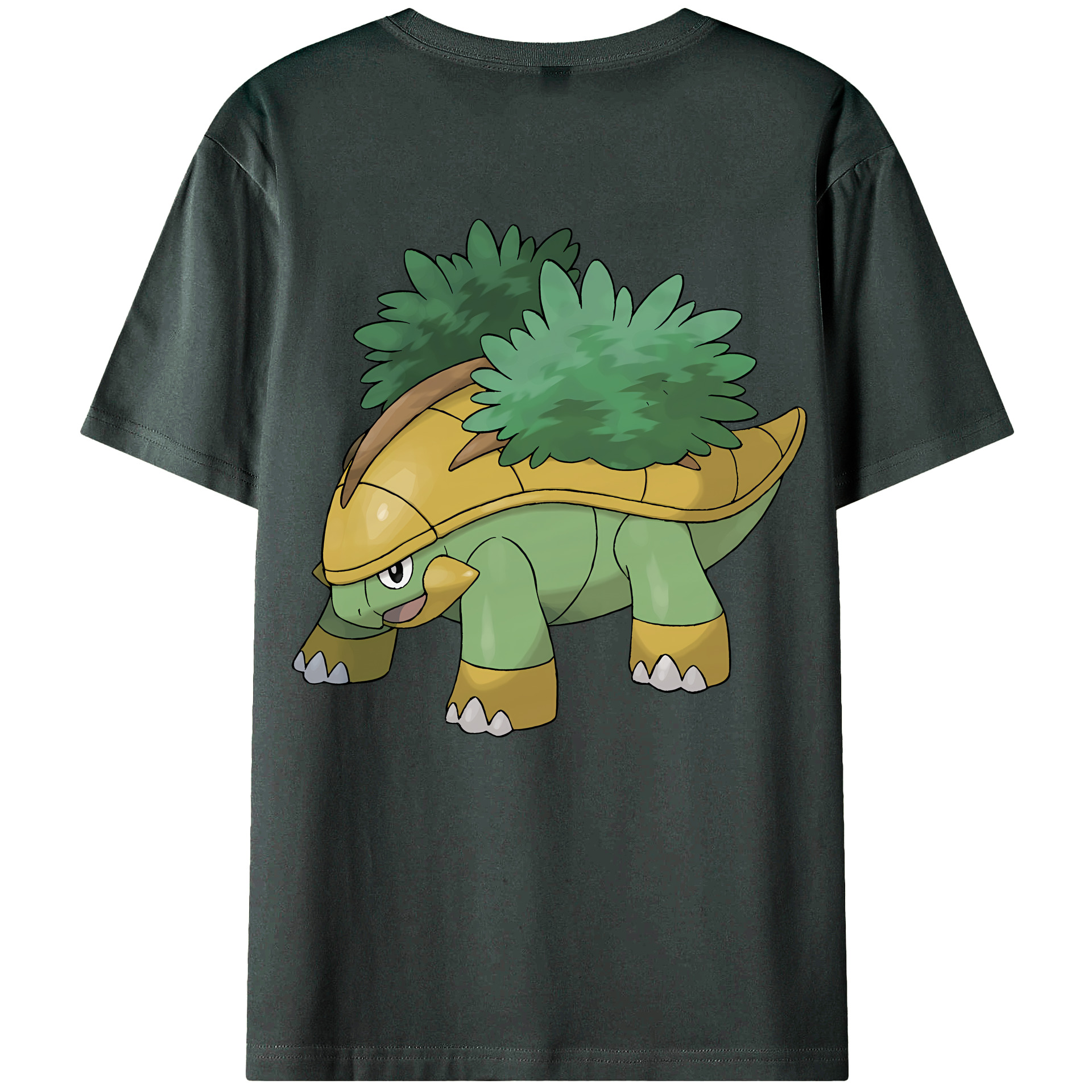 （画像用） ポケットモンスター Pokémon 綿100％ メンズ半袖Tシャツ（バックプリント） 通気性